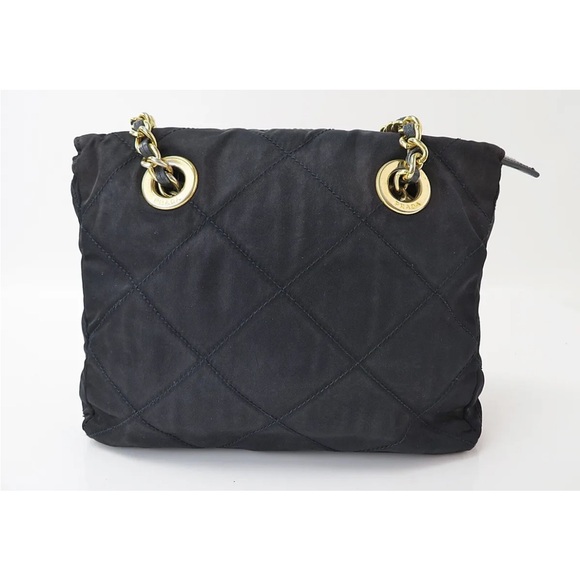 Prada Chain Tote Nylon Shoulder Bag Original Vintage 1995 version - Picture 4 of 16